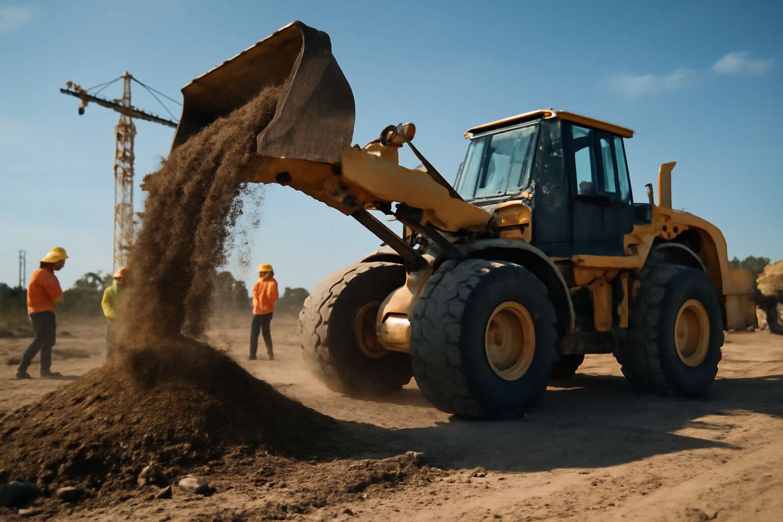 excavator loader