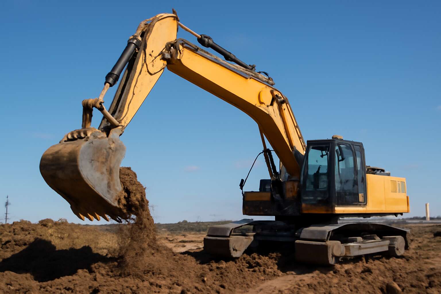 excavator for hire prices