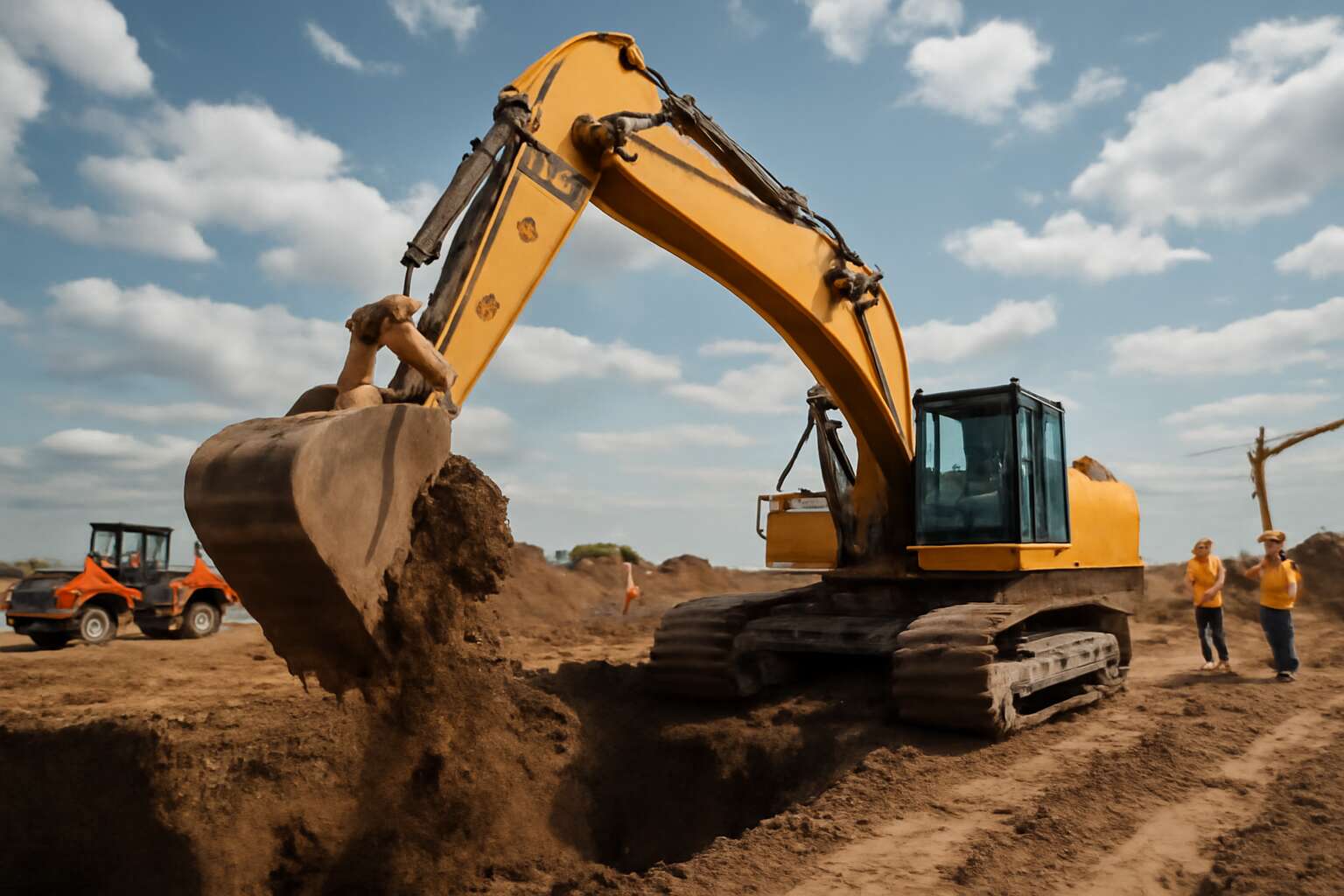 where is excavator used