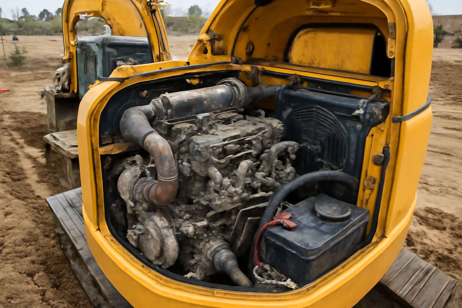 excavator will it start