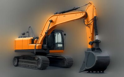 Stunning High-Quality Excavator Without Background for Your Creative Projects