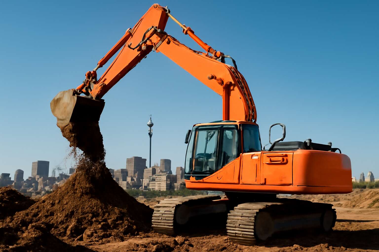 excavator for hire in johannesburg