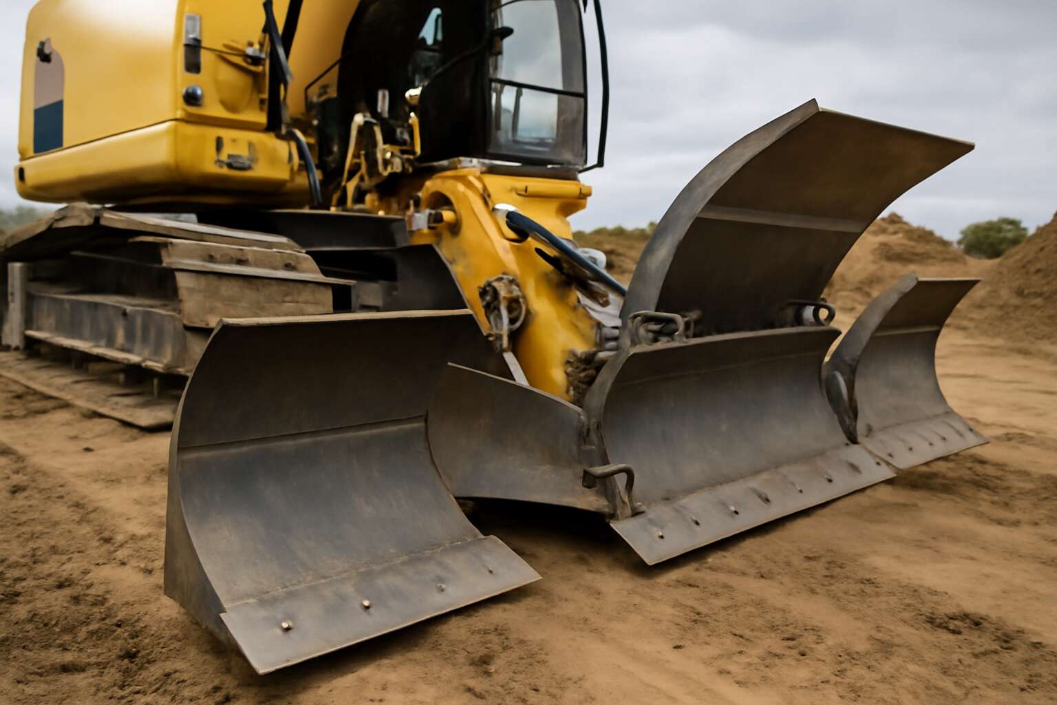 excavator 6 way blade