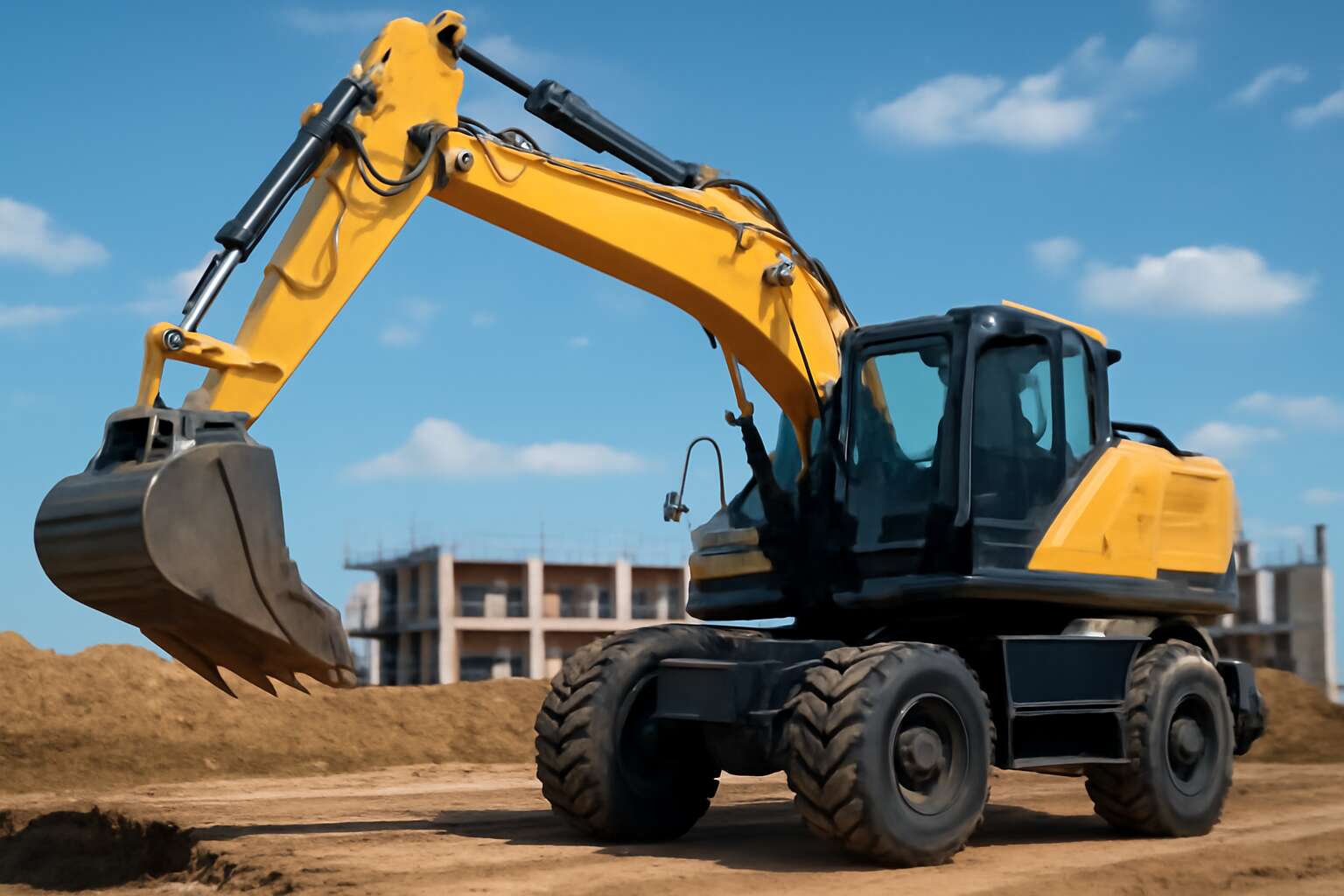 wheel excavator