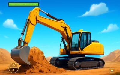 Build epic cities with excavator construction game: sandbox thrills await.