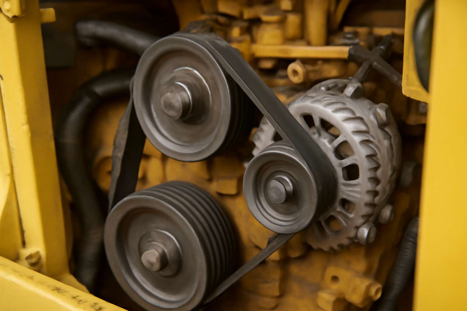 excavator fan belt