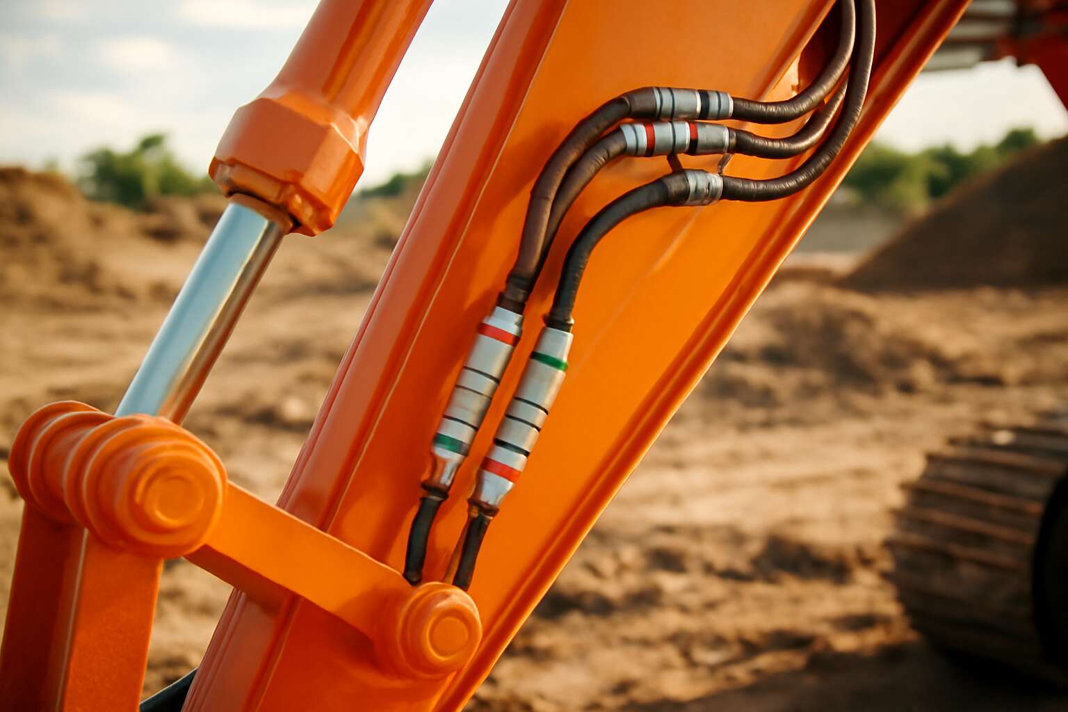 hydraulic system of excavator