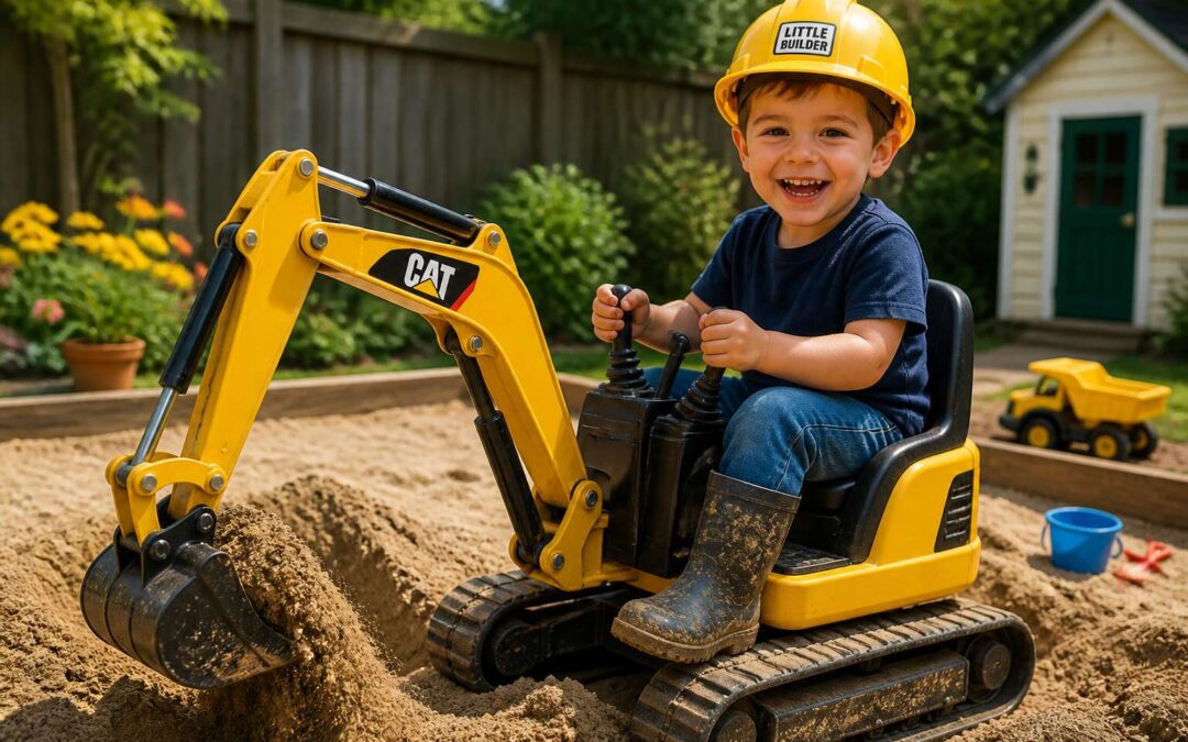 Excavator kids love learning about diggers and construction safety.