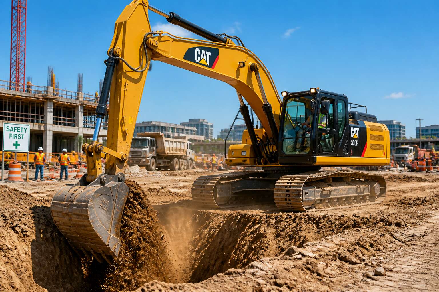 excavator what does it do