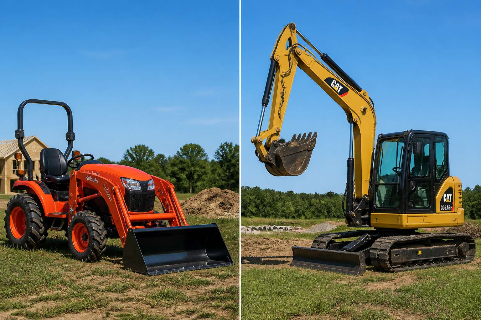 is excavator a tractor